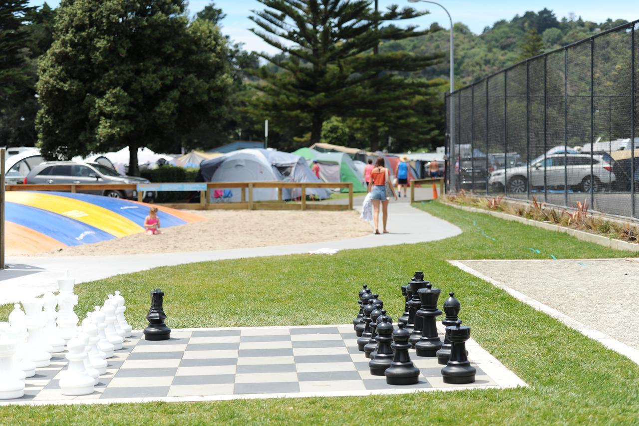 Waikanae Beach Top 10 Holiday Park Gisborne Exterior foto